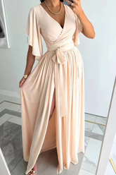 You're Enough – Maxikleid mit Rüschenärmeln